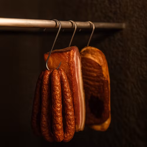 Rökkrokar rostfritt stål 15-pack