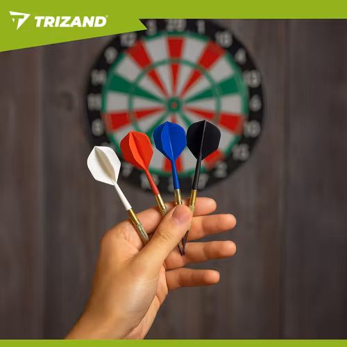 Dartpilar 12 st för elektronisk darttavla – TRIZAND set med 200 spetsar