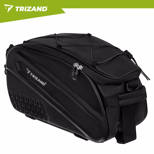 Cykelväska pakethållare 10L – TRIZAND vattentät med reflexer