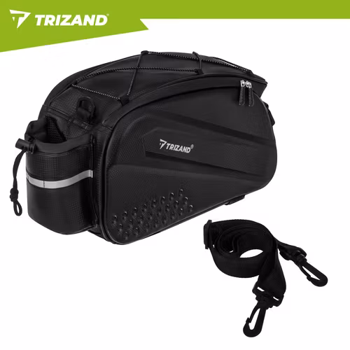 Cykelväska pakethållare 10L – TRIZAND vattentät med reflexer