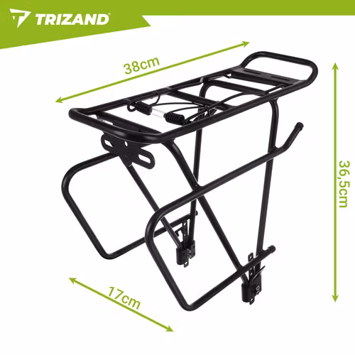 Cykelställ aluminium 25 kg – Trizand universellt för packväskor