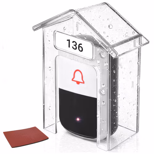Skyddstak dörrklocka – RUHHY vattentätt väderskydd