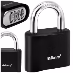 Hänglås i stål - Kodlås 4-siffrigt 50 mm