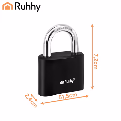 Hänglås i stål - Kodlås 4-siffrigt 50 mm