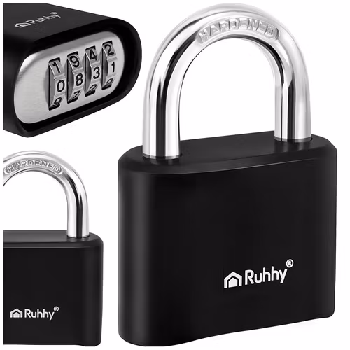 Hänglås i stål - Kodlås 4-siffrigt 50 mm