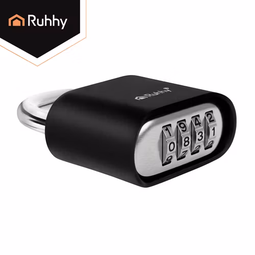 Hänglås i stål - Kodlås 4-siffrigt 50 mm