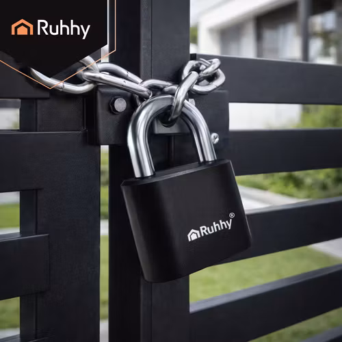 Hänglås i stål - Kodlås 4-siffrigt 50 mm