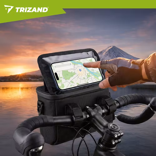 Cykelväska med telefonhållare –  vattentät styrväska