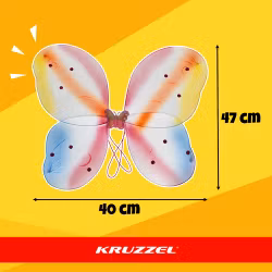Fjärilskostym barn – maskeradset med vingar & kjol