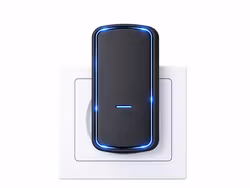 Wireless doorbell without battery – kinetic 130 m waterproof