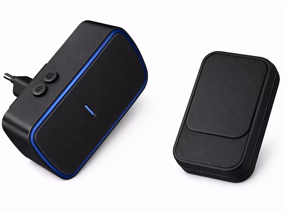 Trådløs dørklokke uden batteri – kinetisk 130 m vandtæt