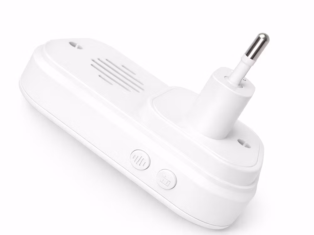 Wireless doorbell white without battery – 130 m IP68