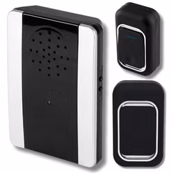Trådløs dørklokke 300 m – 2 knapper vandtæt