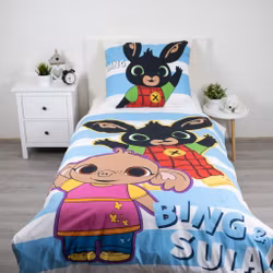 Bing sengesæt 140x200 cm – Sula bomuld blå