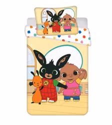 Bing lasten vuodevaatesetti 100x135 cm - lastentarhan pussilakana puuvillaa