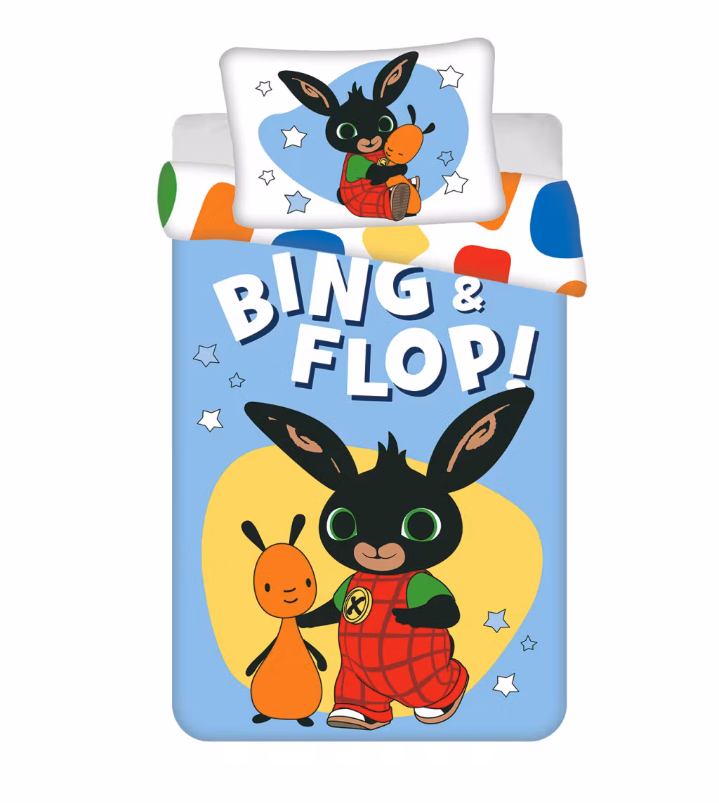 Bing Flop bäddset barn 100x135 cm – bomull dagis