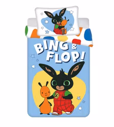 Bing Flop bäddset barn 100x135 cm – bomull dagis