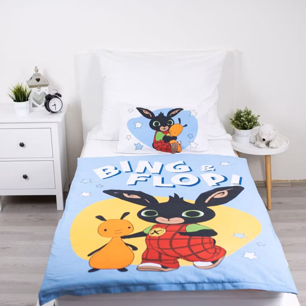 Bing Flop bäddset barn 100x135 cm – bomull dagis