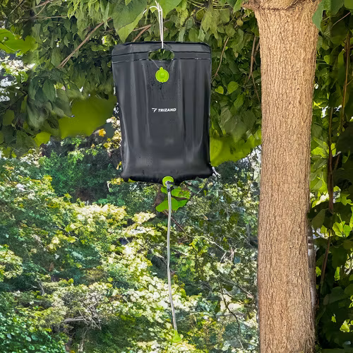Solcelledusj 20L – bærbar campingdusj med solvarme
