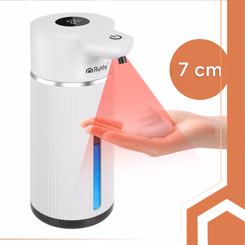 Automatisk tvålpump 420 ml – Ruhhy touchless dispenser USB-C