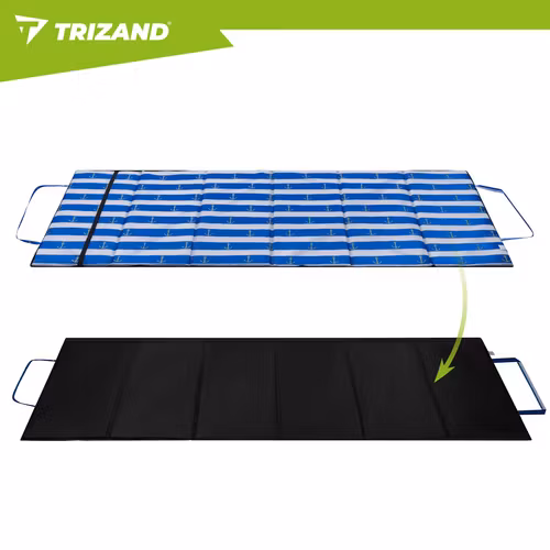 Strandmatta XXL 1 cm – vikbar vattentät campingmatta