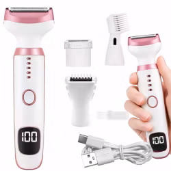 5-i-1 epilator dam – trimmer kropp, ansikte & bikini USB