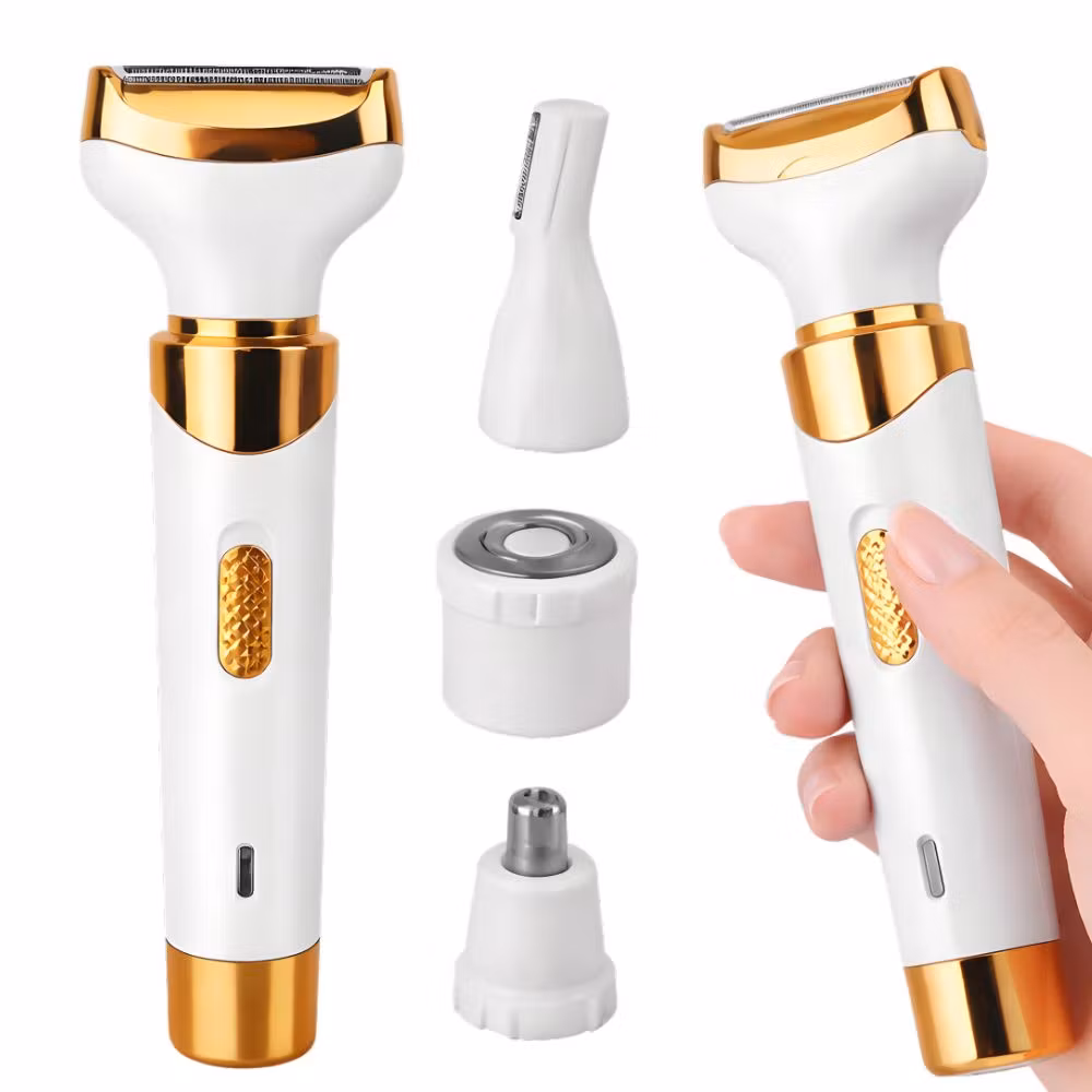 4-i-1 epilator dam – trimmer kropp, ansikte & bikini USB