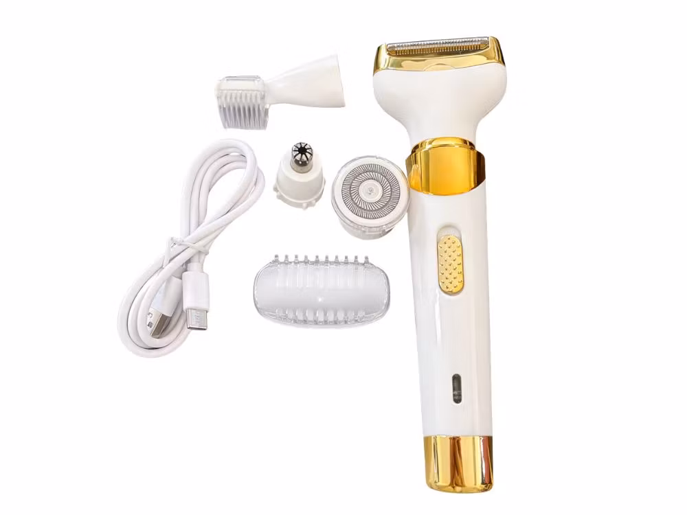 4-i-1 epilator dam – trimmer kropp, ansikte & bikini USB