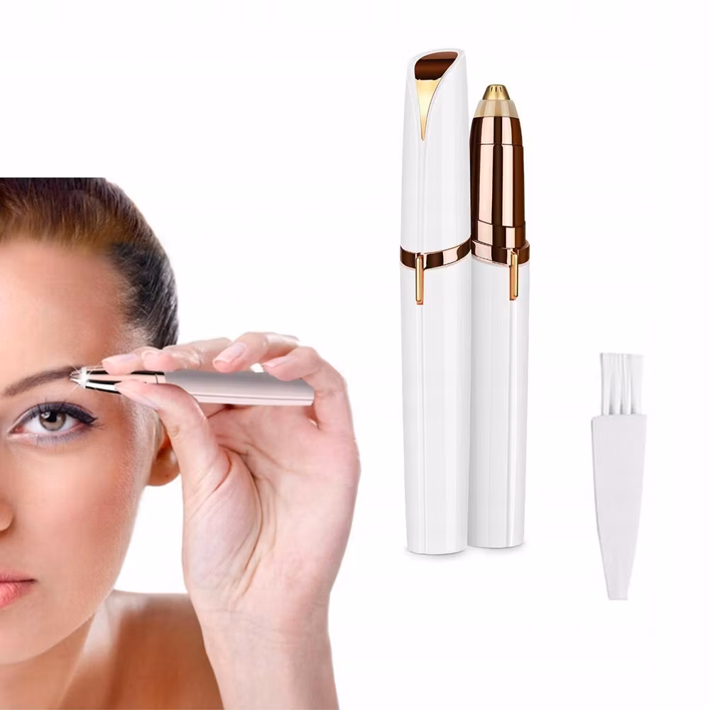 Ögonbrynstrimmer med LED – epilator för ansikte