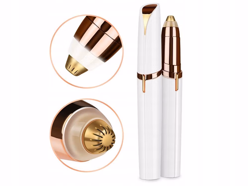 Ögonbrynstrimmer med LED – epilator för ansikte