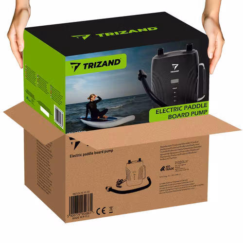 Elektrisk SUP pump 12V – TRIZAND luftpump 20 PSI