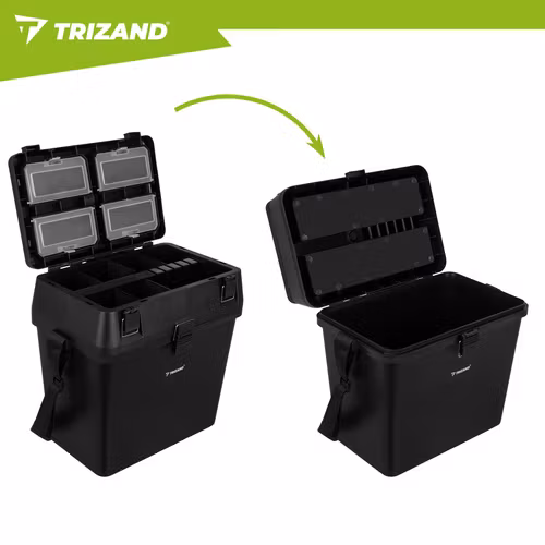 Fiskelåda med sits – Fiskebox organizer