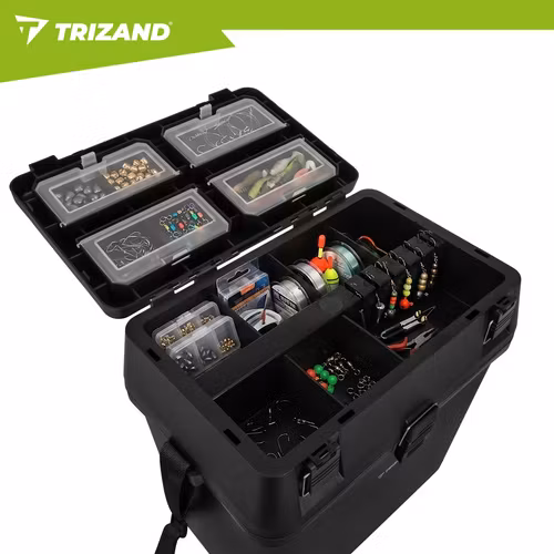 Fiskelåda med sits – Fiskebox organizer