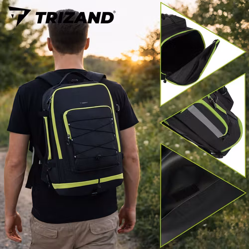 Cykelväska 65L 3-i-1 – TRIZAND pakethållarväska