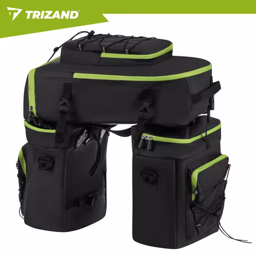 Cykelväska 65L 3-i-1 – TRIZAND pakethållarväska