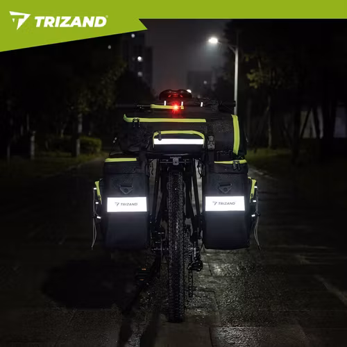 Cykelväska 65L 3-i-1 – TRIZAND pakethållarväska