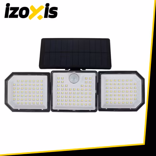Solcellslampa 167 LED 500lm – IZOXIS med sensor & fjärr