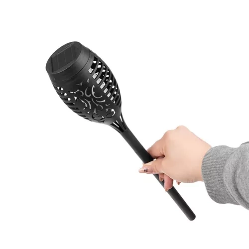 Solcellslampor flameffekt 4-pack – trädgårdsfacklor LED