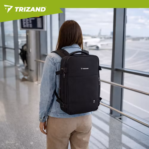 Reseryggsäck 40×20×25 cm – Kabinväska med USB