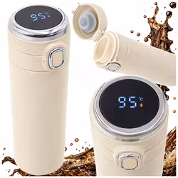 Termosmugg 400 ml med temperaturdisplay – smart termos