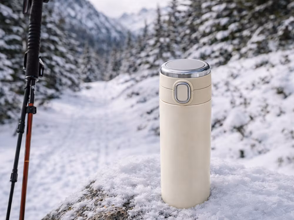 Termosmugg 400 ml med temperaturdisplay – smart termos