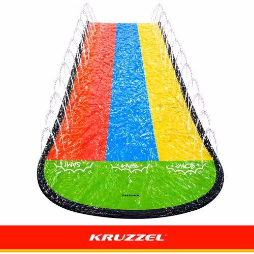 Vattenrutschkana 480 cm triple med fontän