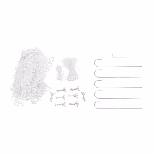 Fotbollsmål 213x150 cm – Metallmål med nät