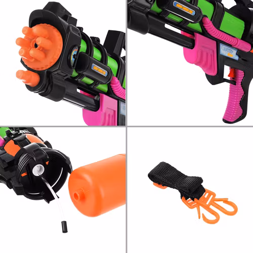 Vattengevär 60 cm 1,25L – stor vattenpistol med lång räckvidd