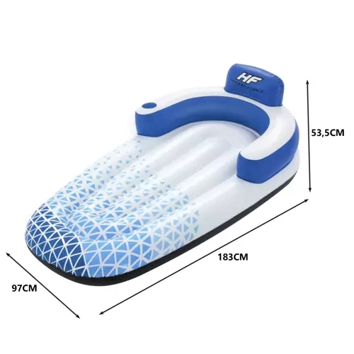 Inflatable mattress with backrest – Bestway 43533