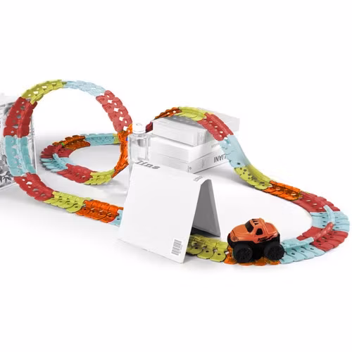 Flexibel bilbana 4,8 m – LED bil & 192 delar