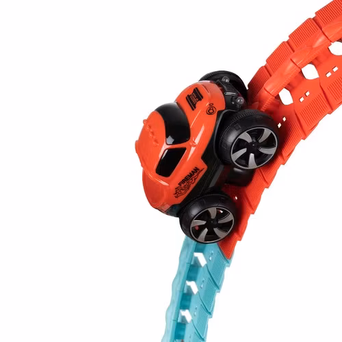 Flexibel bilbana 4,8 m – LED bil & 192 delar