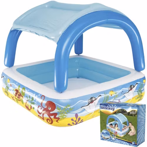 Barnpool med tak – Bestway uppblåsbar pool 140 cm