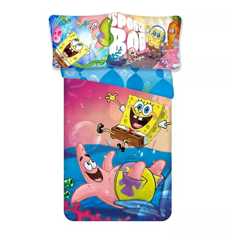 Svampbob sängkläder barn 100x135 cm – dagisset
