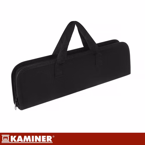 Kaminer grillset 6 delar – rostfritt stål med väska